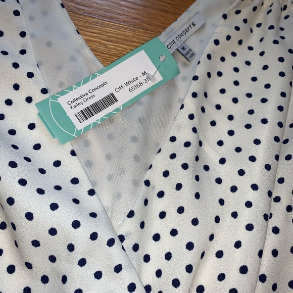 Favorite dress alert!! Stitch Fix navy polka dot! - Picture 2 of 4